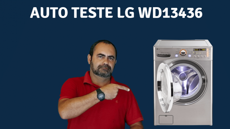 Auto teste da LG WD13436