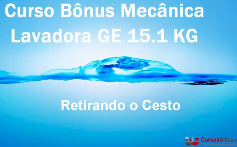 Retirando o cesto - Lavadora GE 15k.1KG