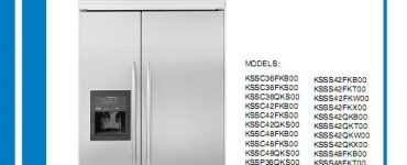 manual serviços refrigerador KitchenAid